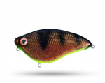 Juhlin Baits Pancake - Hot Glitter Copper Walleye Juhlin Baits Pancake - Hot Glitter Copper Walleye
